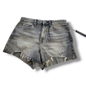 Blanknyc The Barrow Vintage High Rise Cut off Shorts 30 Distressed Frayed Hem